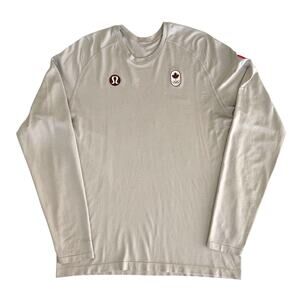 Lululemon Team Canada Metal Vent Tech Long-Sleeve Shirt 2.0 COC Logo XL